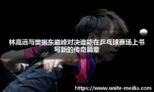 林高远与樊振东巅峰对决谁能在乒乓球赛场上书写新的传奇篇章